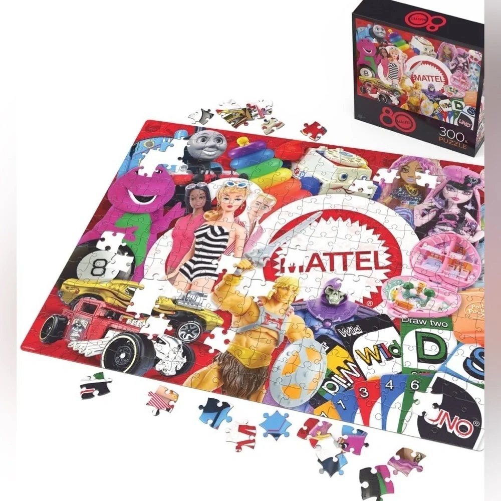 Mattel 80th Anniversary 300-Piece Puzzle